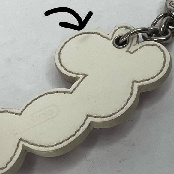 COACH Rhinestone Script Pop Love Charm Purse Charm Keychain Key Chain 92750 - Picture 8 of 8